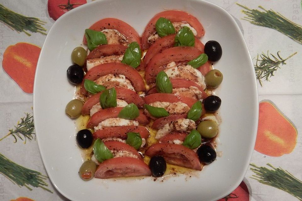 Mozzarella-Tomaten-Salat