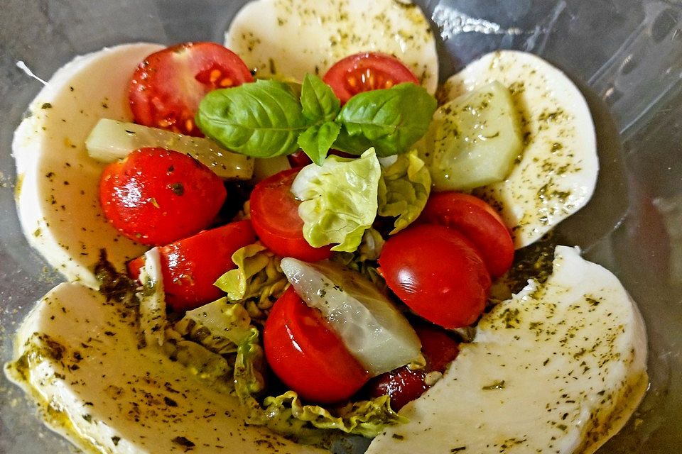 Mozzarella-Tomaten-Salat