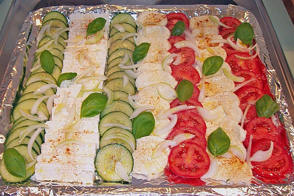 Mozzarella-Tomaten-Salat