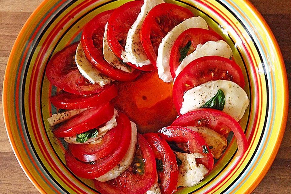 Mozzarella-Tomaten-Salat