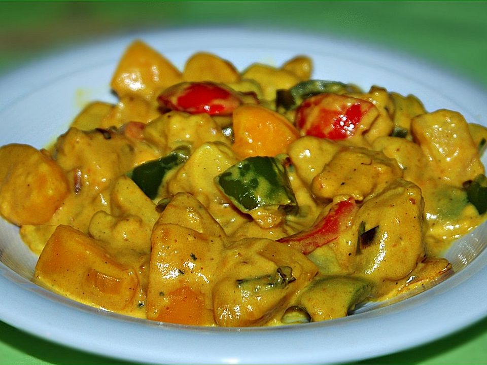 Curry mit Kartoffel, Paprika und Aprikosen von morgaine0767| Chefkoch