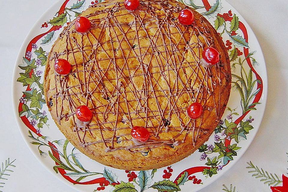 Früchtekuchen zum Adventstee