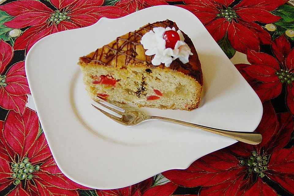 Früchtekuchen zum Adventstee Früchtekuchen zum Adventstee