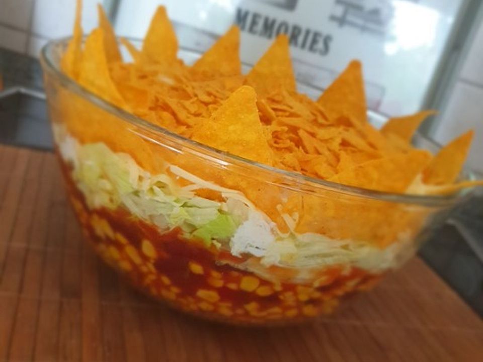 Nacho-Salat von schafschen | Chefkoch