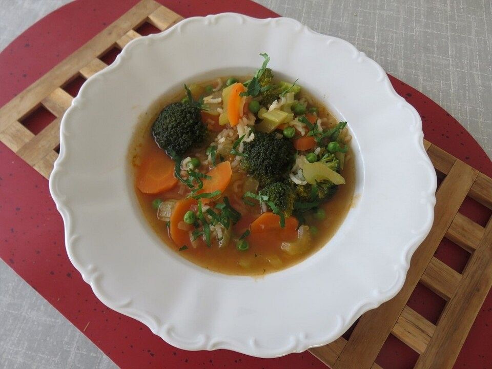 Gemüsesuppe mit Reis von laila06| Chefkoch
