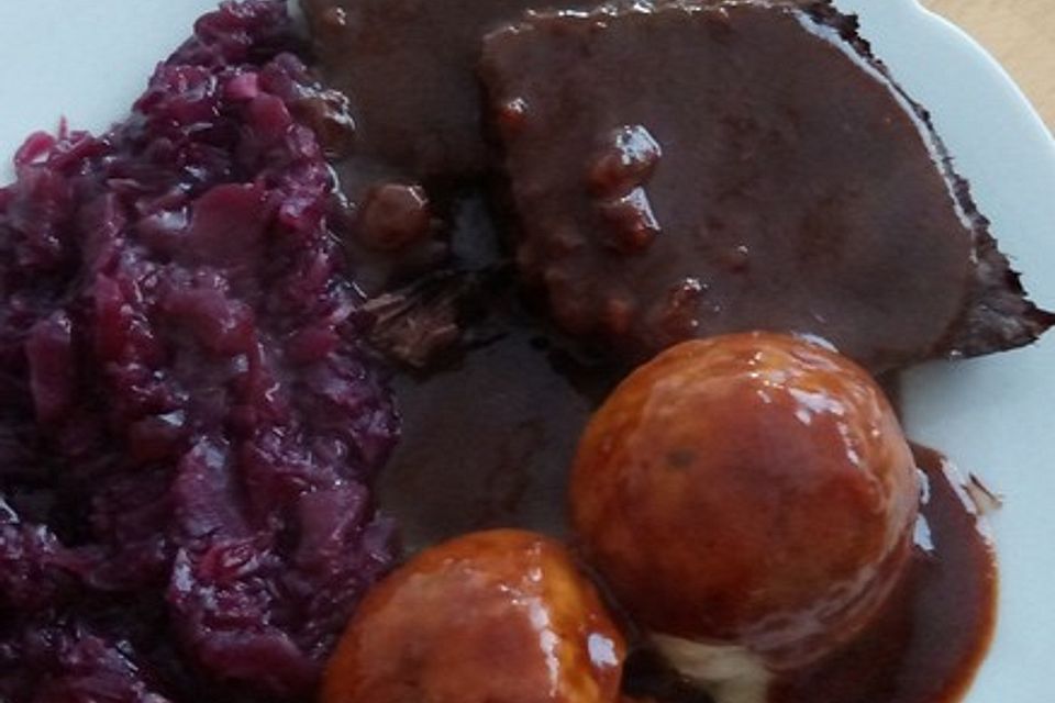 Richtig rheinischer Sauerbraten