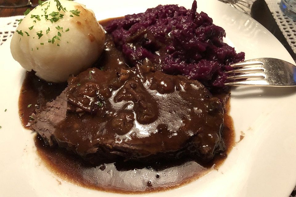 Richtig rheinischer Sauerbraten