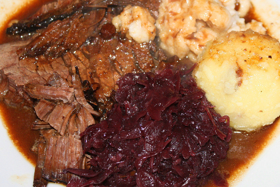 Richtig rheinischer Sauerbraten