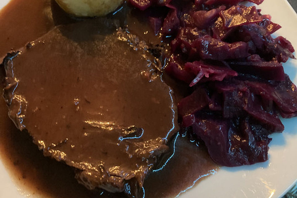 Richtig rheinischer Sauerbraten