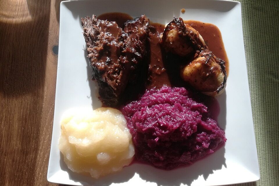 Richtig rheinischer Sauerbraten