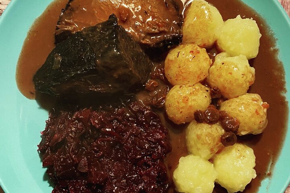 Richtig rheinischer Sauerbraten