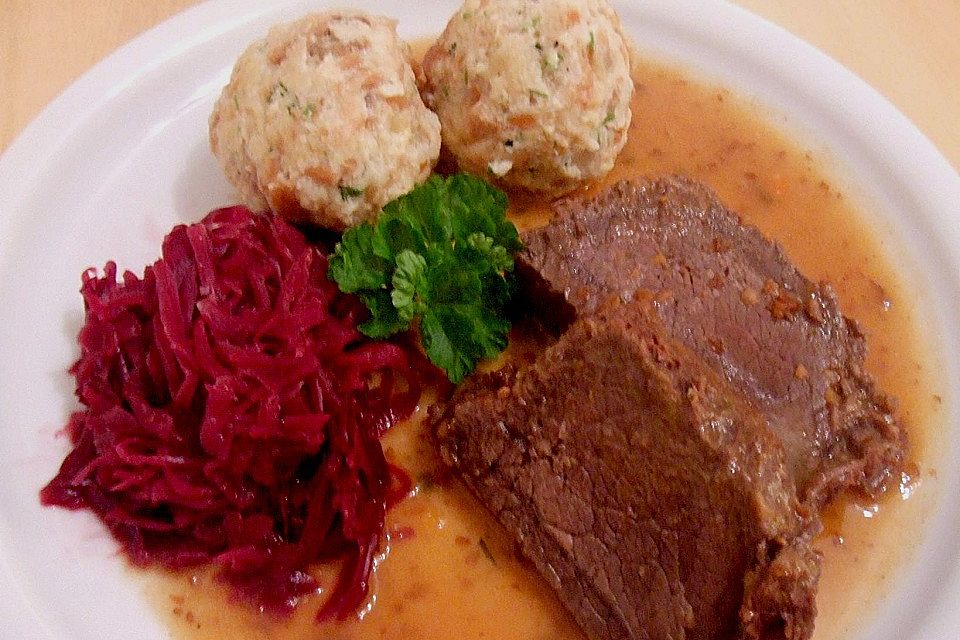 Richtig rheinischer Sauerbraten