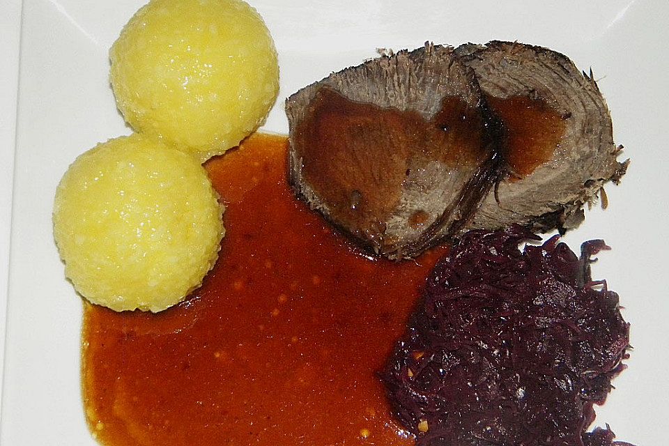 Richtig rheinischer Sauerbraten