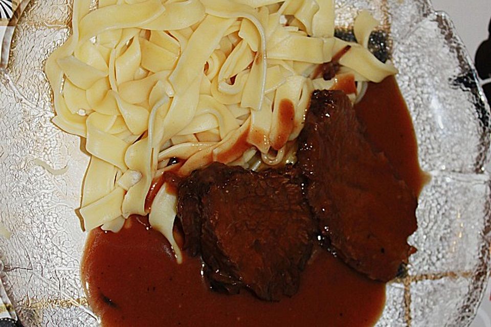 Richtig rheinischer Sauerbraten