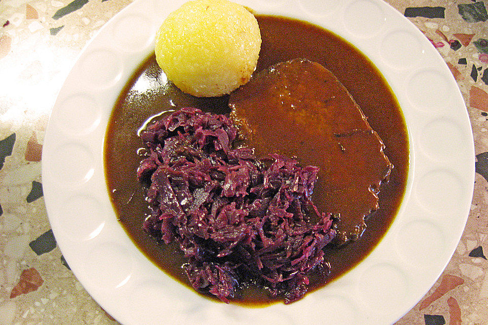 Richtig rheinischer Sauerbraten