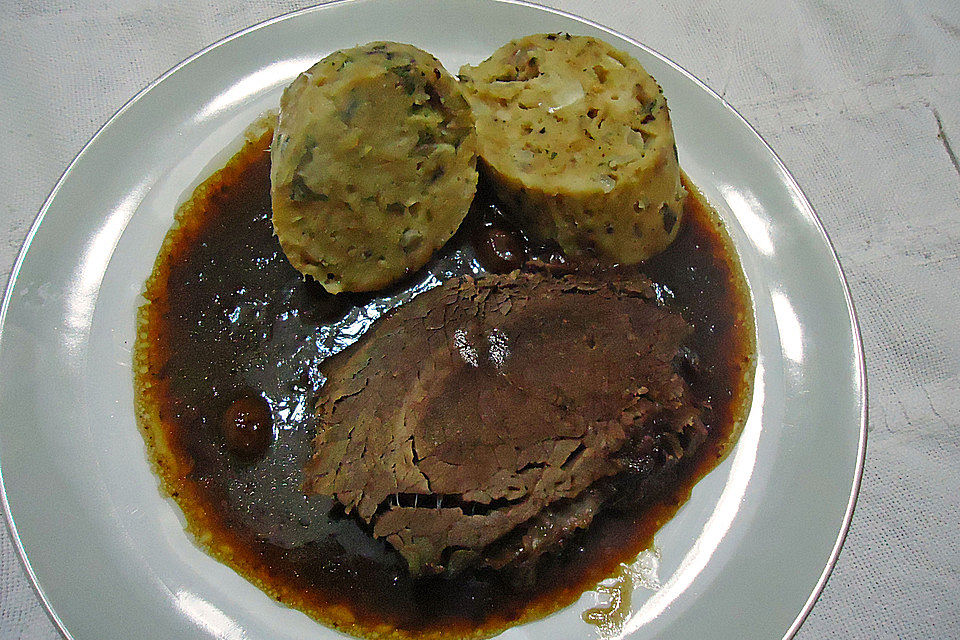 Richtig rheinischer Sauerbraten