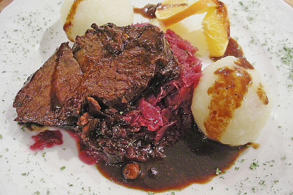 Richtig rheinischer Sauerbraten