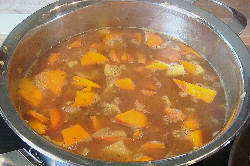 Kürbis - Kartoffel - Suppe