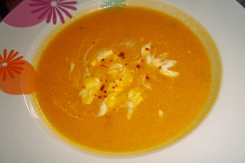 Kürbis - Kartoffel - Suppe