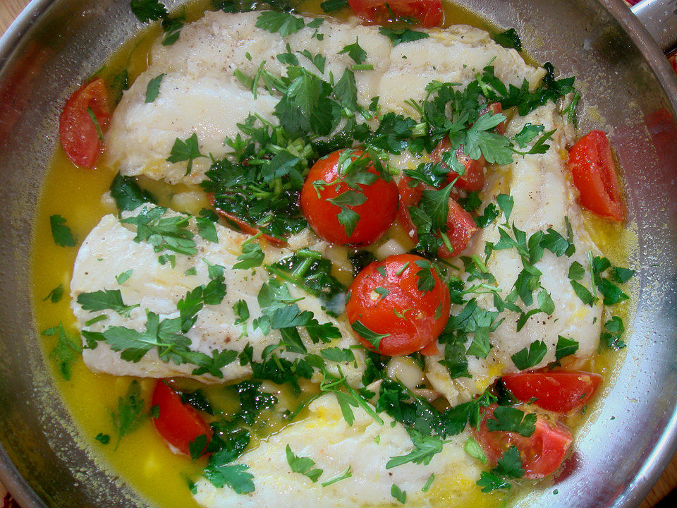 Fischfilet mit Tomaten von heimwerkerkönig| Chefkoch