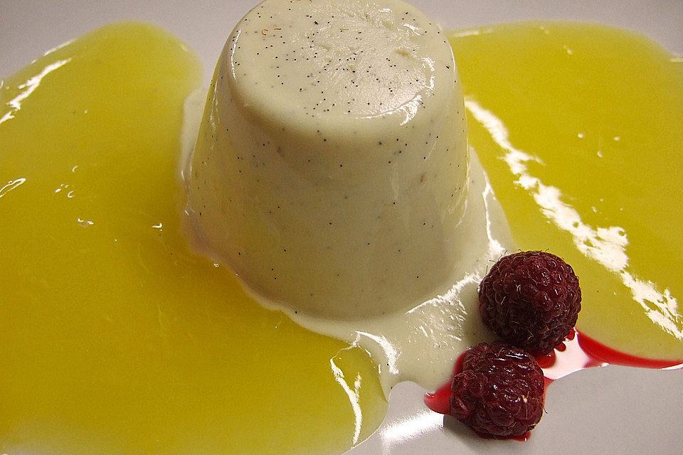 Zitronengras Panna Cotta