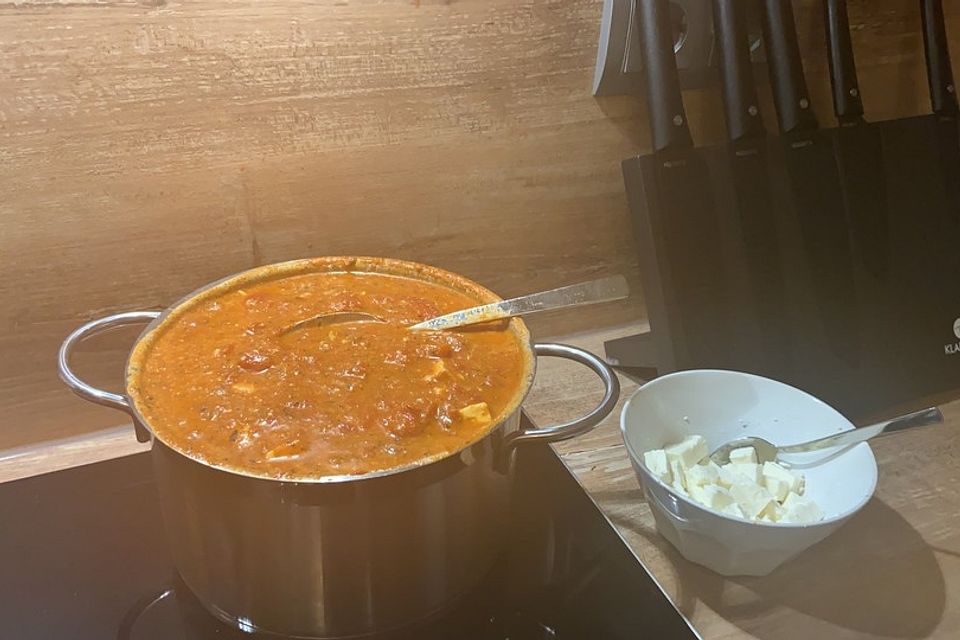 Party-Tomatensuppe mit Feta Party-Tomatensuppe mit Feta