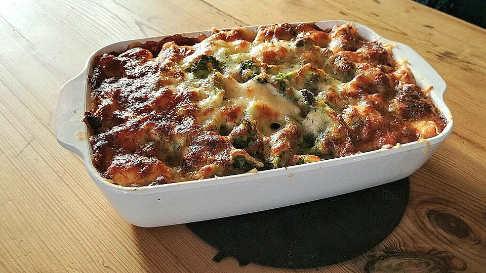 Nudel - Lachs - Auflauf mit Brokkoli-image