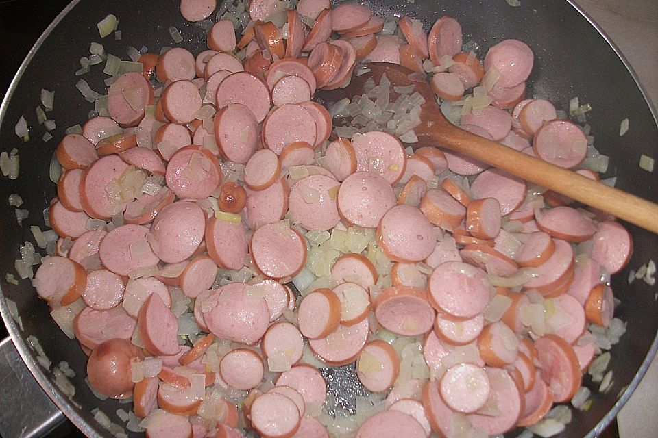 Wurst-Nudel-Pfanne