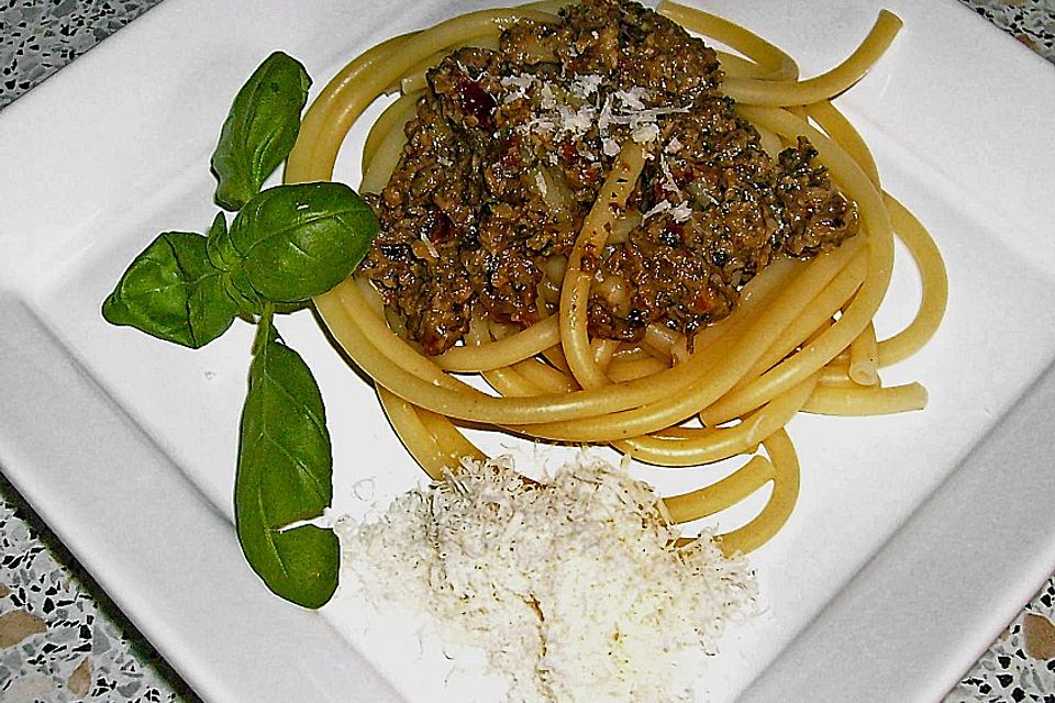 Champignon-Pesto