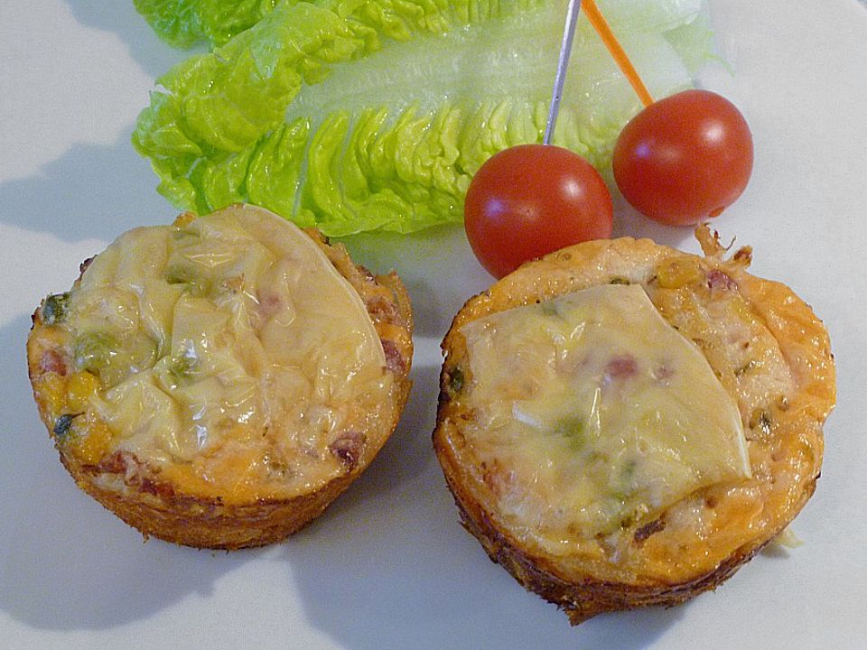 Nudel - Schinken - Muffins mit Gemüse von Yemaja18| Chefkoch