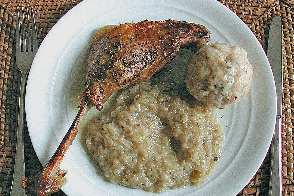 Gänsebraten nach Großmutters Art