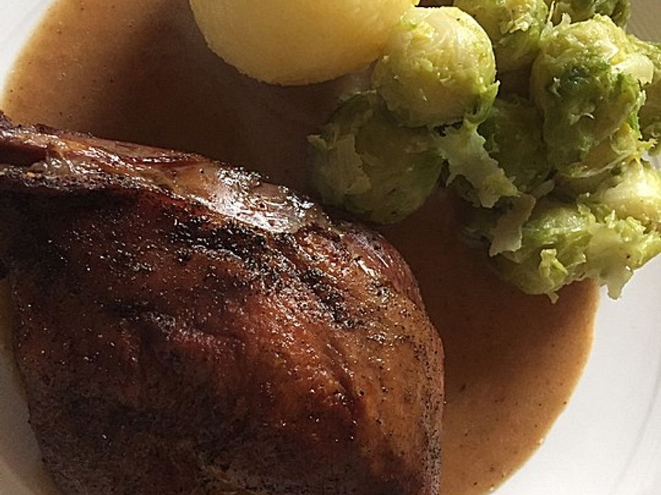Gänsekeulen mit Pflaumen-Ingwer-Soße von Galimero| Chefkoch