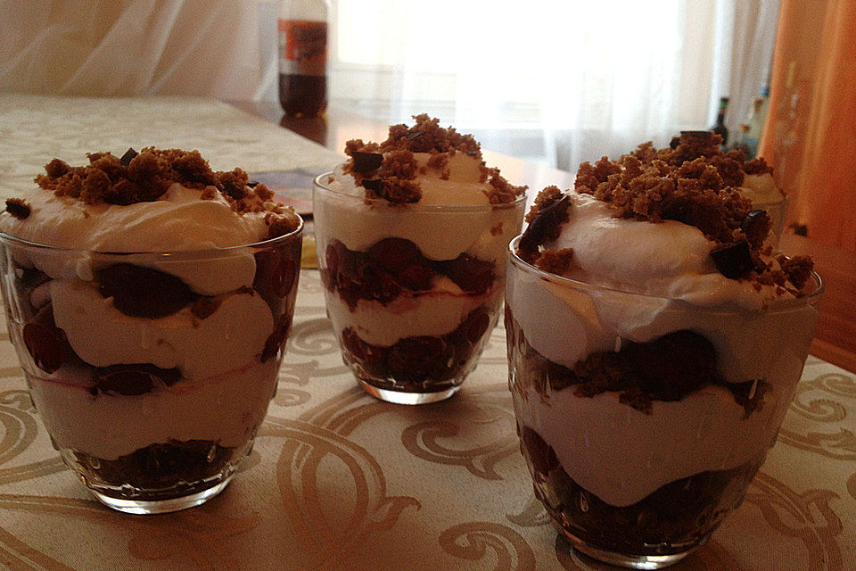 Lebkuchen - Kirsch - Dessert