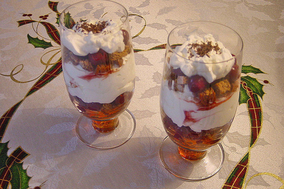 Lebkuchen - Kirsch - Dessert