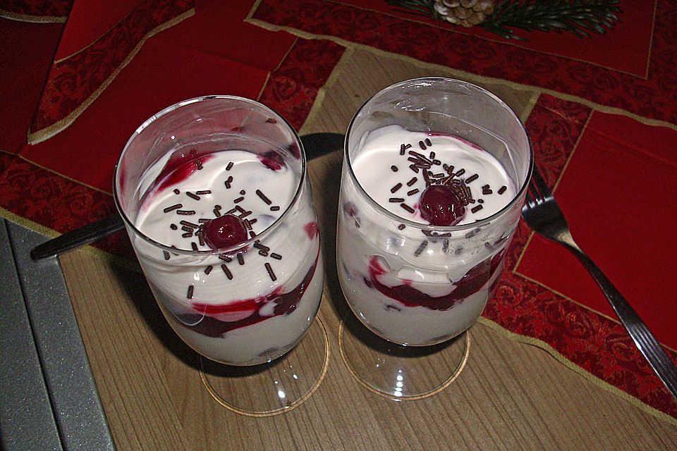 Lebkuchen - Kirsch - Dessert