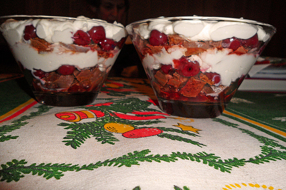 Lebkuchen - Kirsch - Dessert