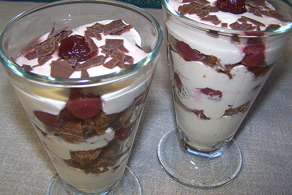 Lebkuchen - Kirsch - Dessert