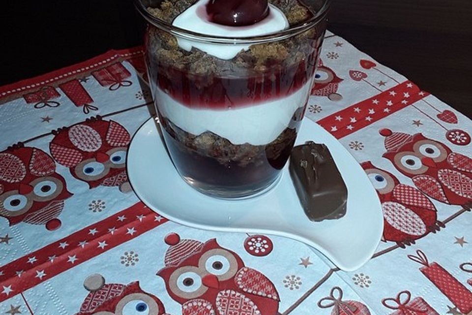 Lebkuchen - Kirsch - Dessert