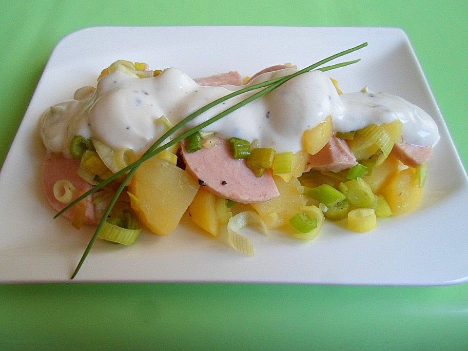 Kartoffelsalat mit Fleischwurst und Kümmel von Liesbeth| Chefkoch