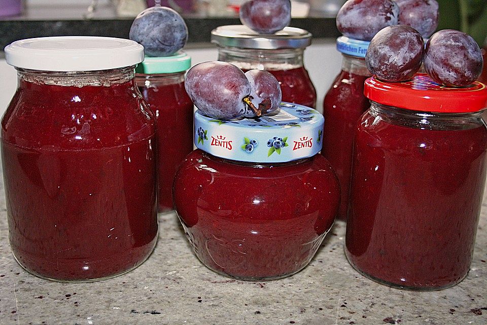 Zwetschgen - Rotwein - Marmelade