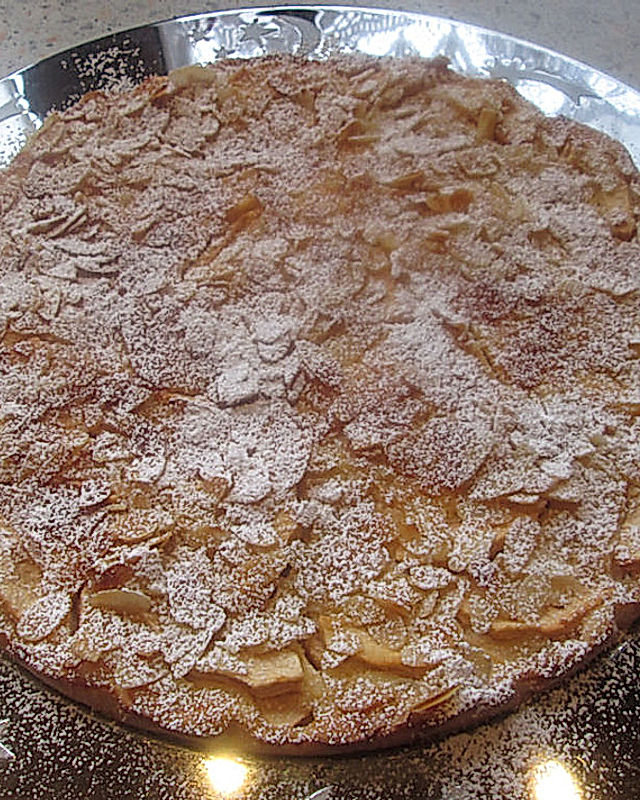 Apfel - Mandel Gitterkuchen vom Blech