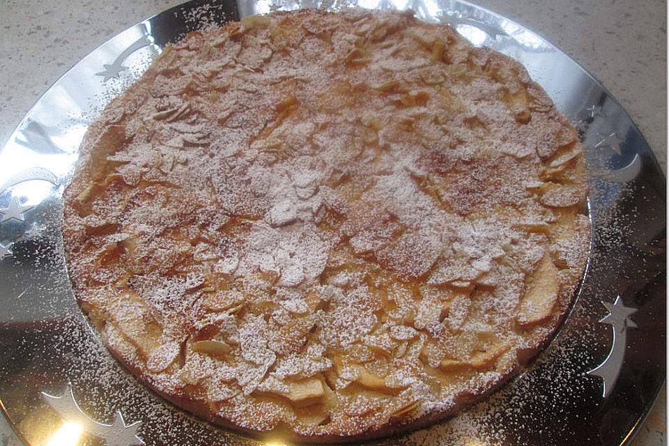 Apfel - Mandel Gitterkuchen vom Blech