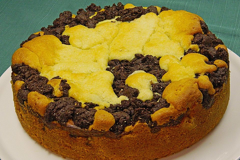 Birnen - Buttermilchkuchen mit Schokozupfen