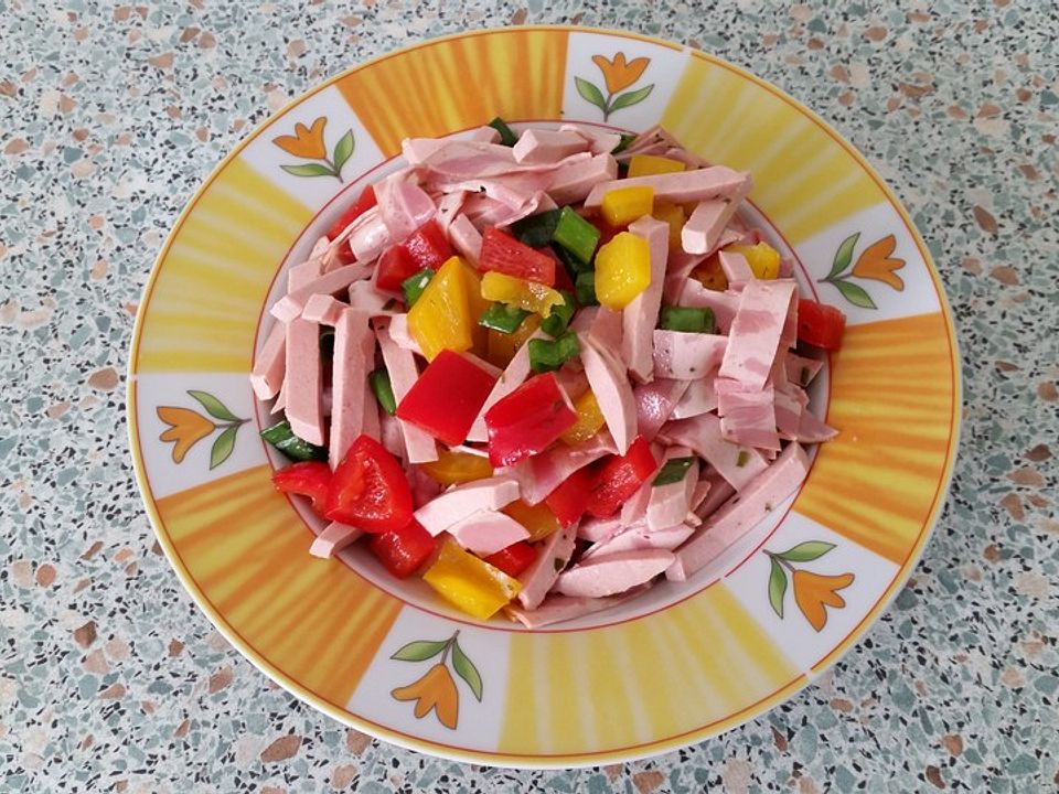 Wurstsalat mit Paprika von suse1970 | Chefkoch