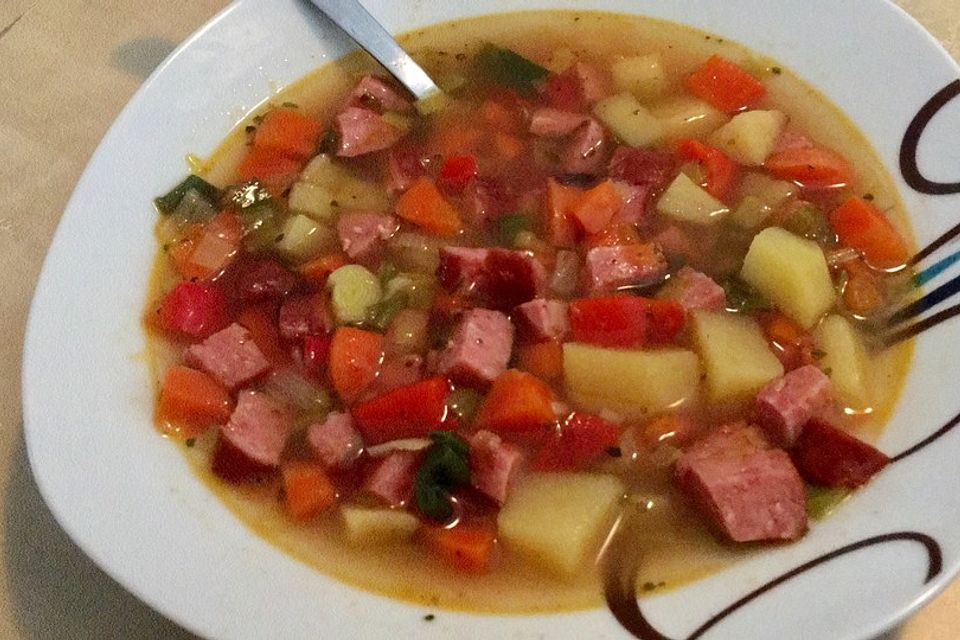 Schnelle Minestrone