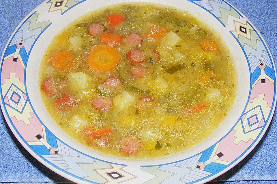 Schnelle Minestrone