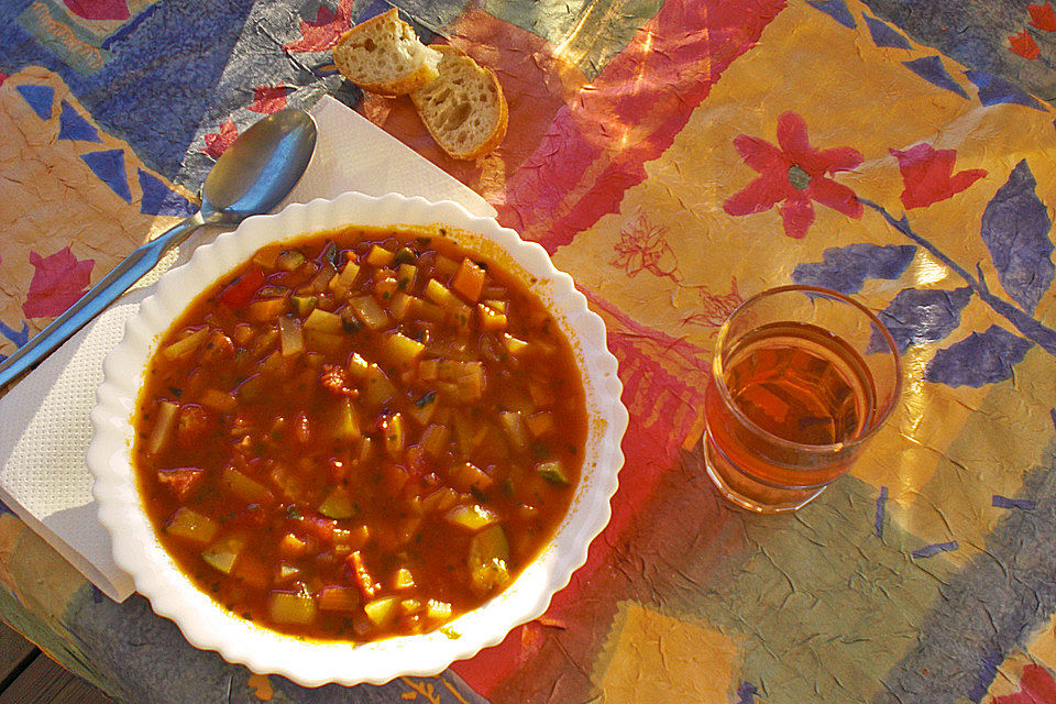 Schnelle Minestrone