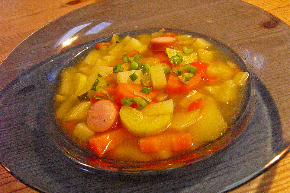 Schnelle Minestrone