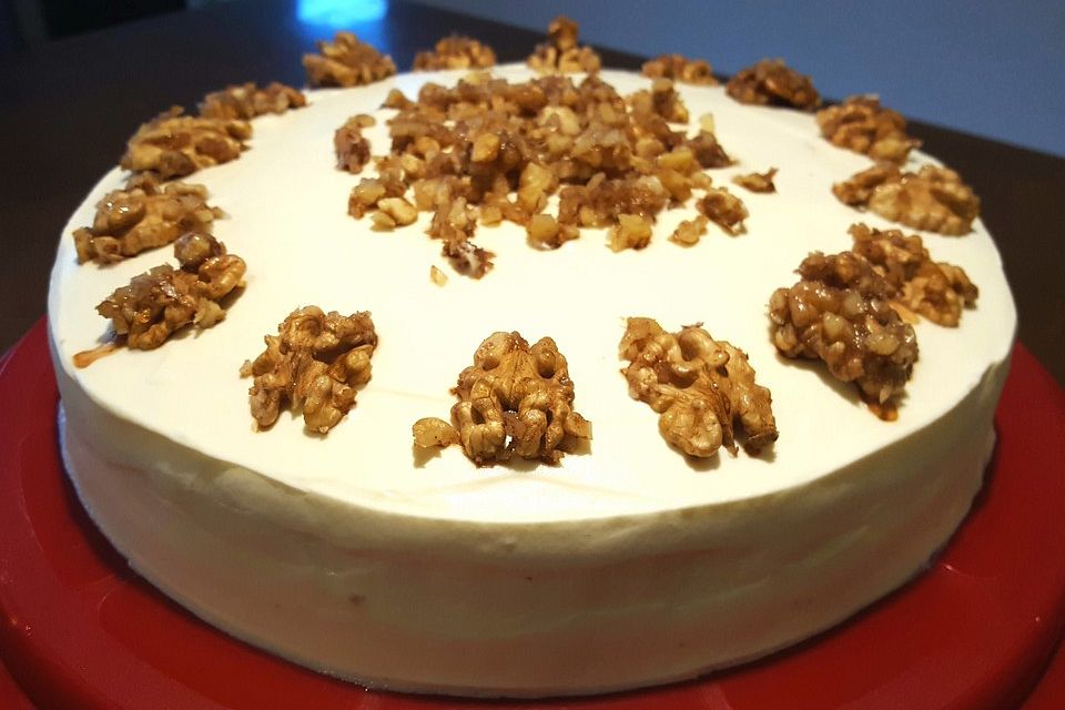 Gebrannte Walnuss - Torte