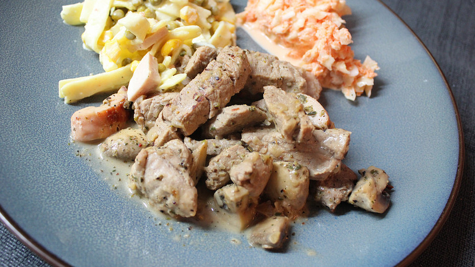 Geschnetzeltes vom Schweinefilet von Engelmietz